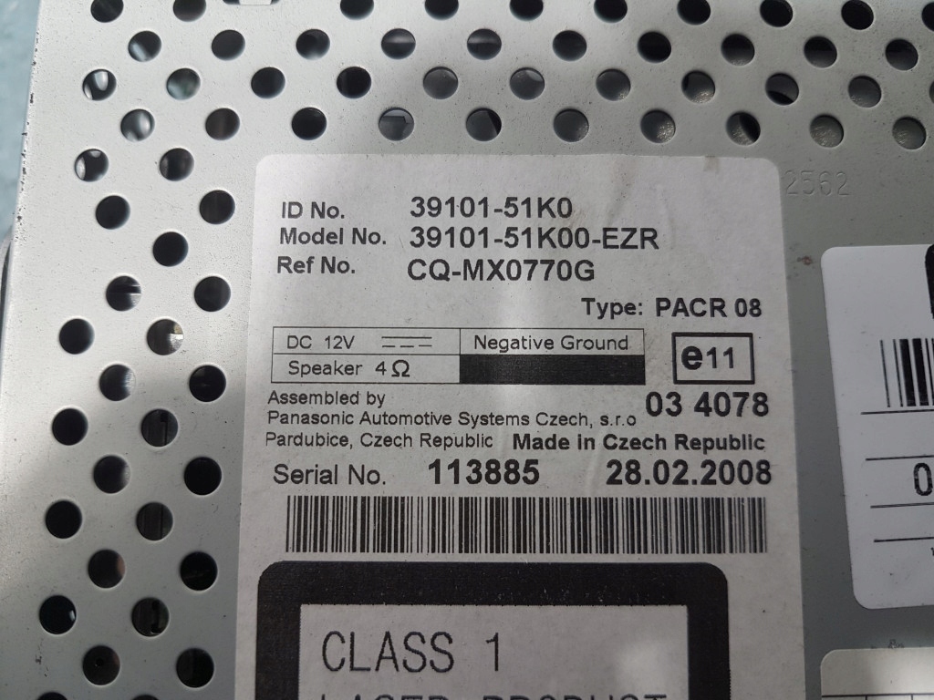 фото №6, Opel agila ii радио 39101-51k0