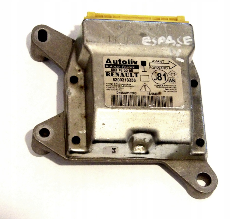 фото №1, Renault espace iv датчик подушка безопасности 8200313338