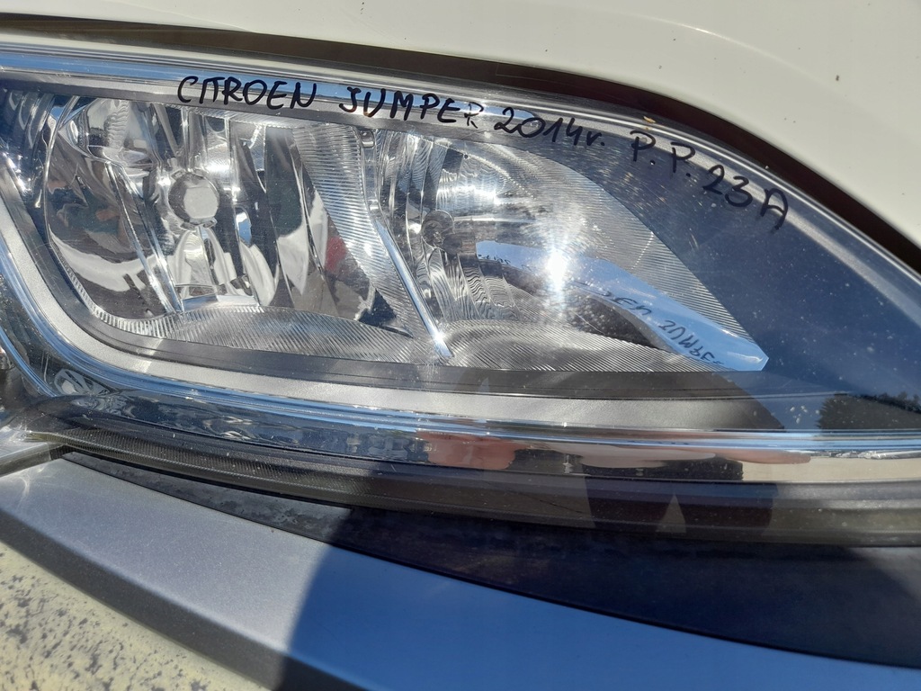 фото №6, Citroen jumper 2014 лампа правый перед правая