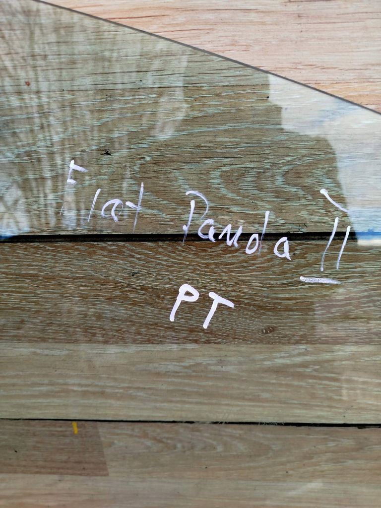 фото №2, Скло бічна двері правий задня fiat panda ii