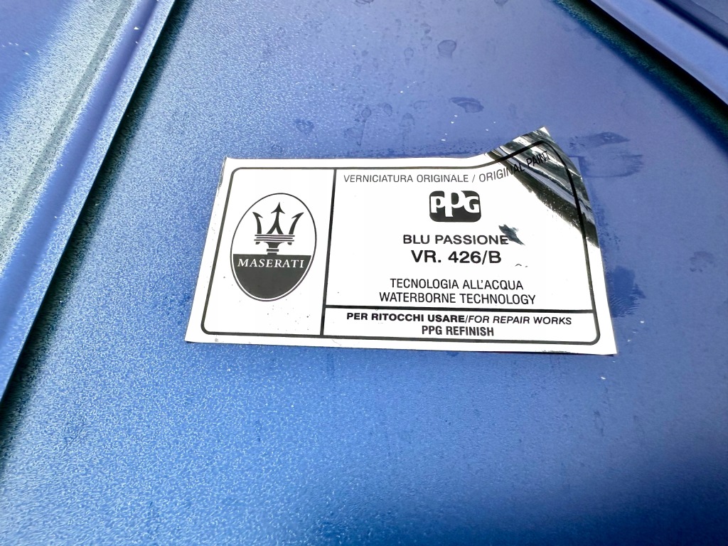 Maserati ghibli 3 m157 2013 - капот крышка двигателя 426/b оригинал оригинальный номер в Украине