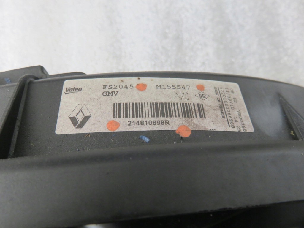 фото №7, Вентилятор радиатора renault scenic iii 2.0 16v m155547 214810898r