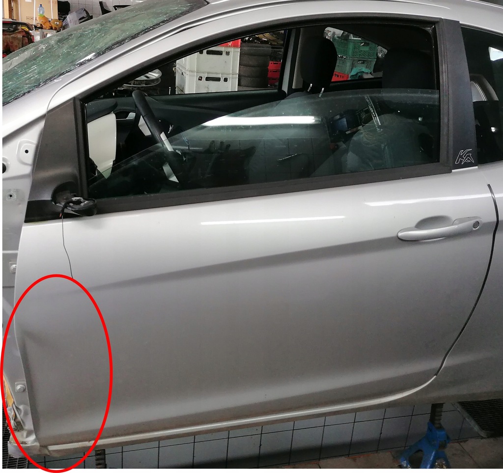 фото №2, Ford ka mk2 3d дверь левая передние