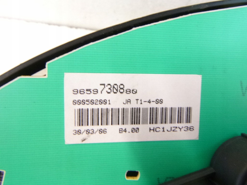 фото №6, Счетчик дисплей peugeot 206 sw 1.6 2006r. 9659730880