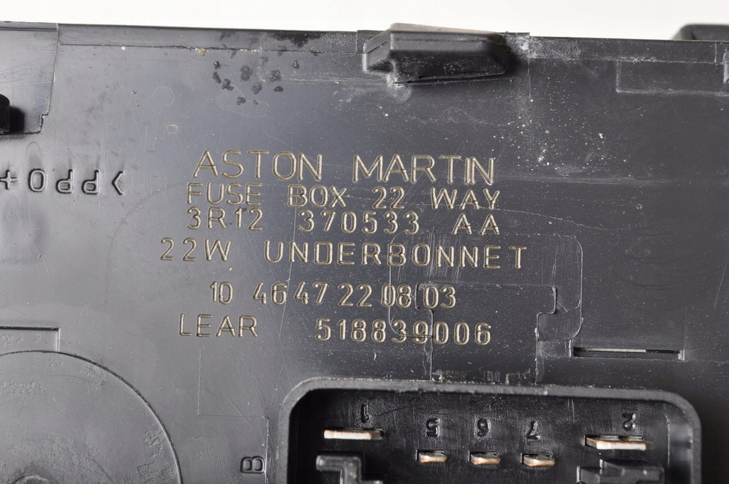 фото №6, Aston martin vanquish i 6.0 коробка предохранителей 3r12-370533-aa