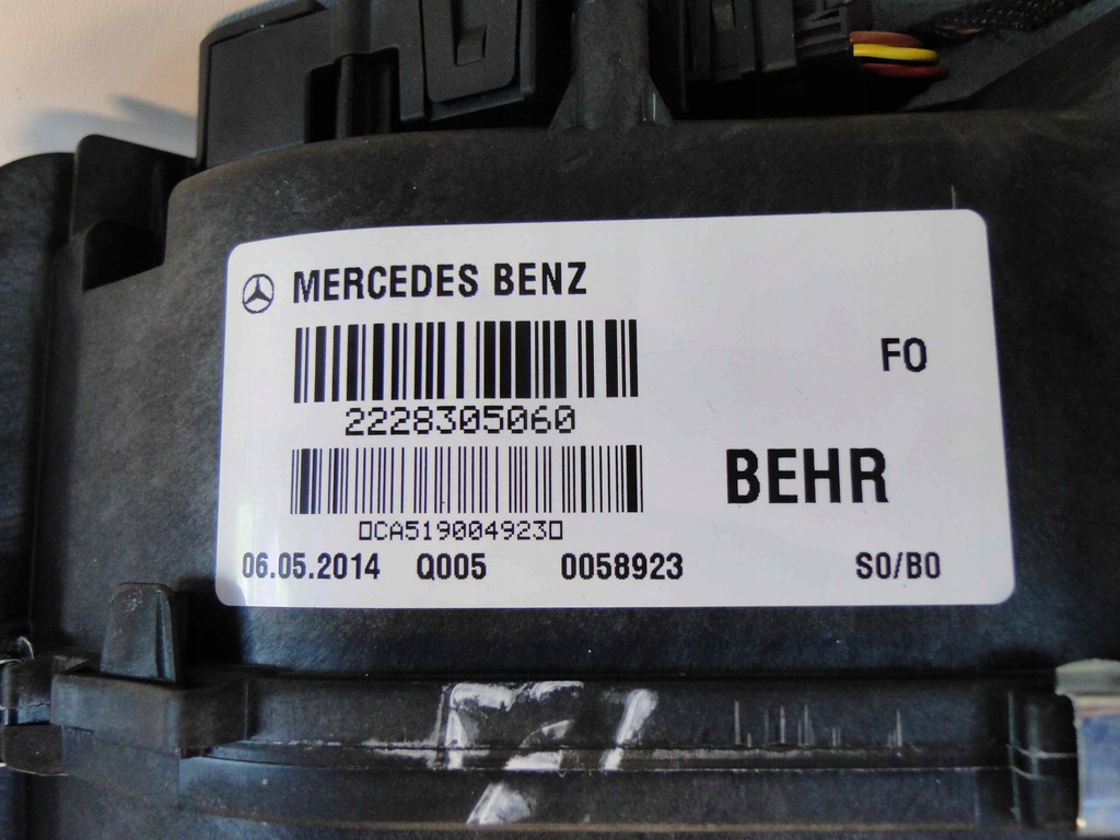 фото №8, Mercedes s w222 222 обігрівач задня