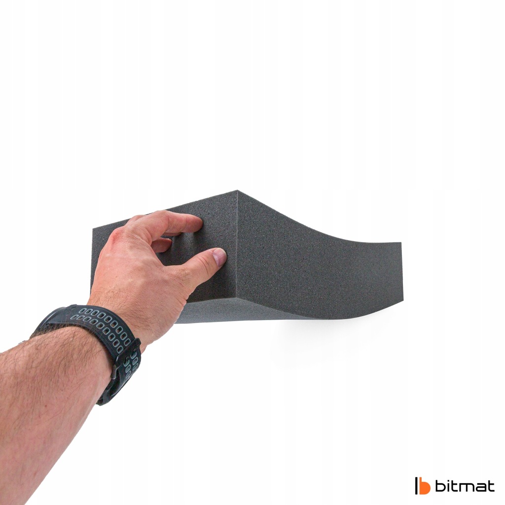 Пена шумоизоляционная bitmat acoustic блок 50x20x10 cm полиуретановая Цена