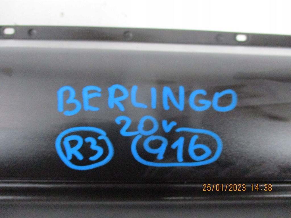 фото №10, Бампер задняя citroen berlingo iv 20r