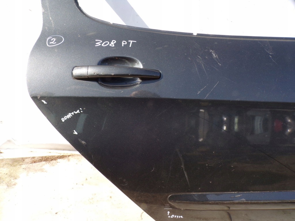 фото №5, Двері правий задня peugeot 308 t7 хетчбек hb