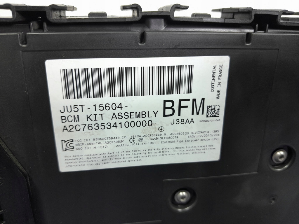 фото №5, Ford mondeo mk5 2.0 hybrid коробка запобіжників модуль bcm ju5t-15604-bfm