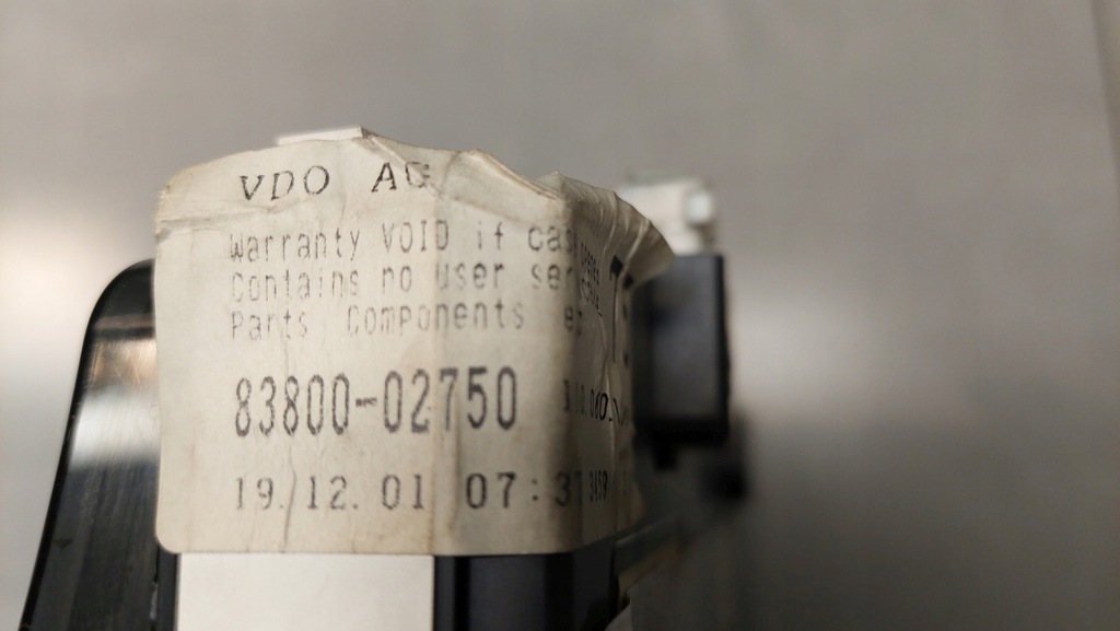 фото №6, Счетчик приборы corolla e12 1.4 b 8380002750