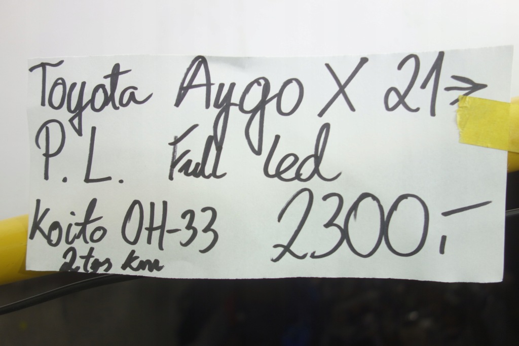 фото №6, Лампа перед левая toyota aygo x 21- full led