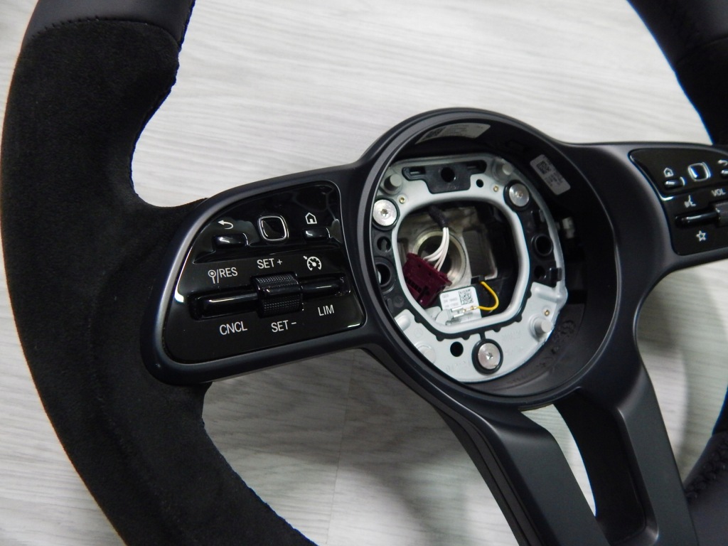 фото №9, Mercedes a-klasa w177 w247 w205 lift - воздуховод sport лепестки переключения alcantara