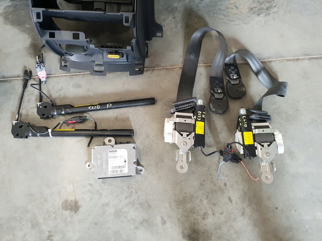 фото №6, Renault clio iii lift air bag подушка ремни приборная панель