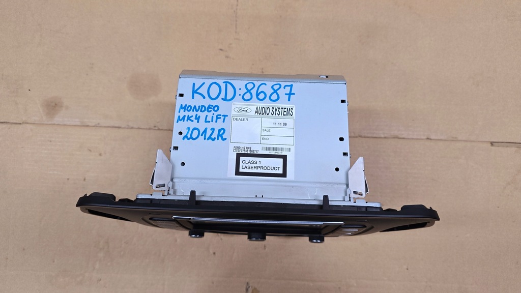 фото №12, Mondeo mk4 10-14 r fl радио большая сенсорный навигация 12r карты камера заднего вида