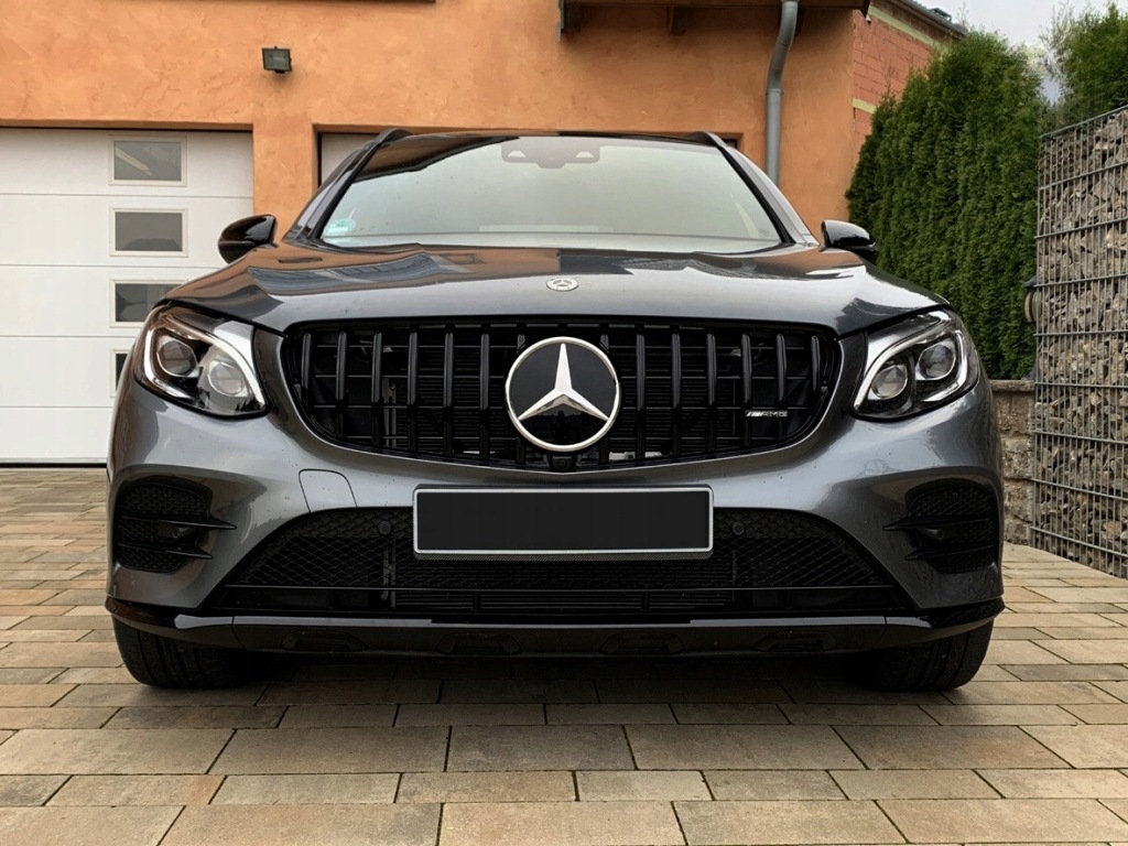 фото №9, Решітка радіатора решітка радіатора mercedes glc x253 w253 15-19 panamericana gt чорний блиск