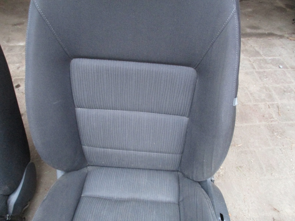 фото №7, Skoda octavia ii сиденье левый lub правый водителя пассажира чёрный ремни