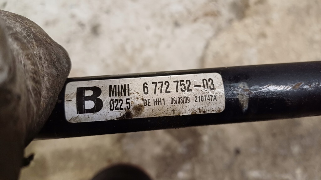 фото №4, Mini cooper r56 стабилизатор передний 6772752