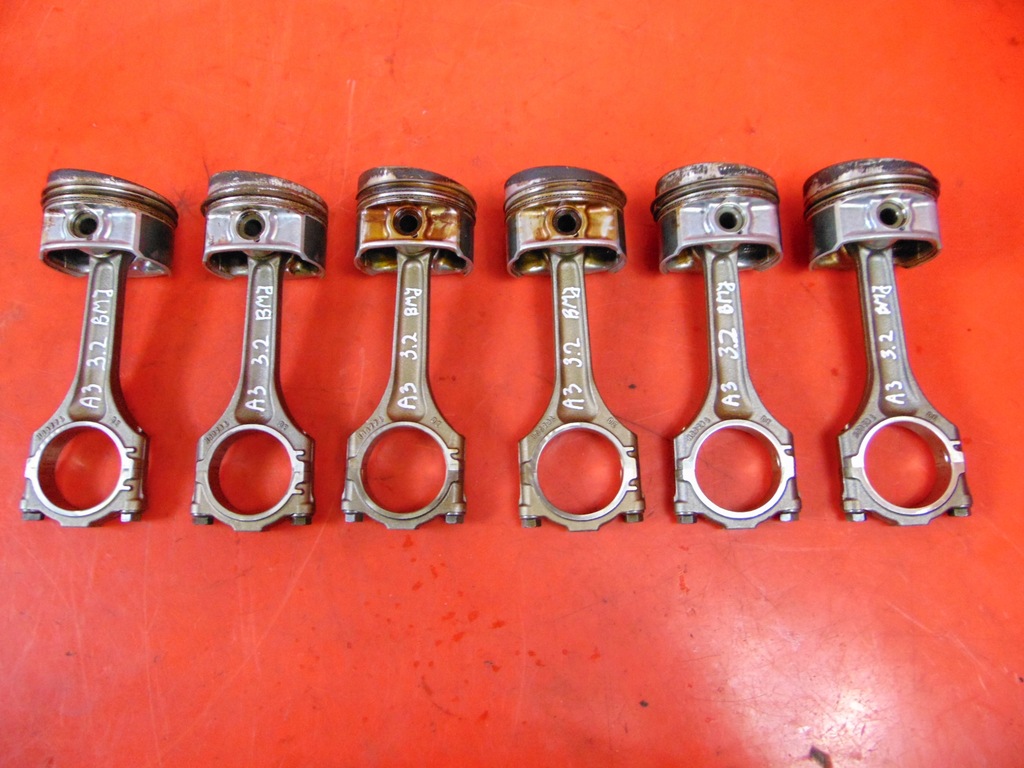 фото №15, Audi a3 8p 3.2 v6 golf v r32 tt 8j поршень шатун bmj