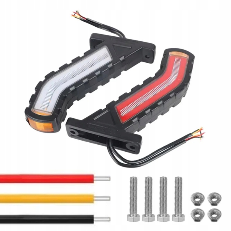 Купити Фара габаритна led 12-24v задні перед ip68 динамічний поворотник 2szt