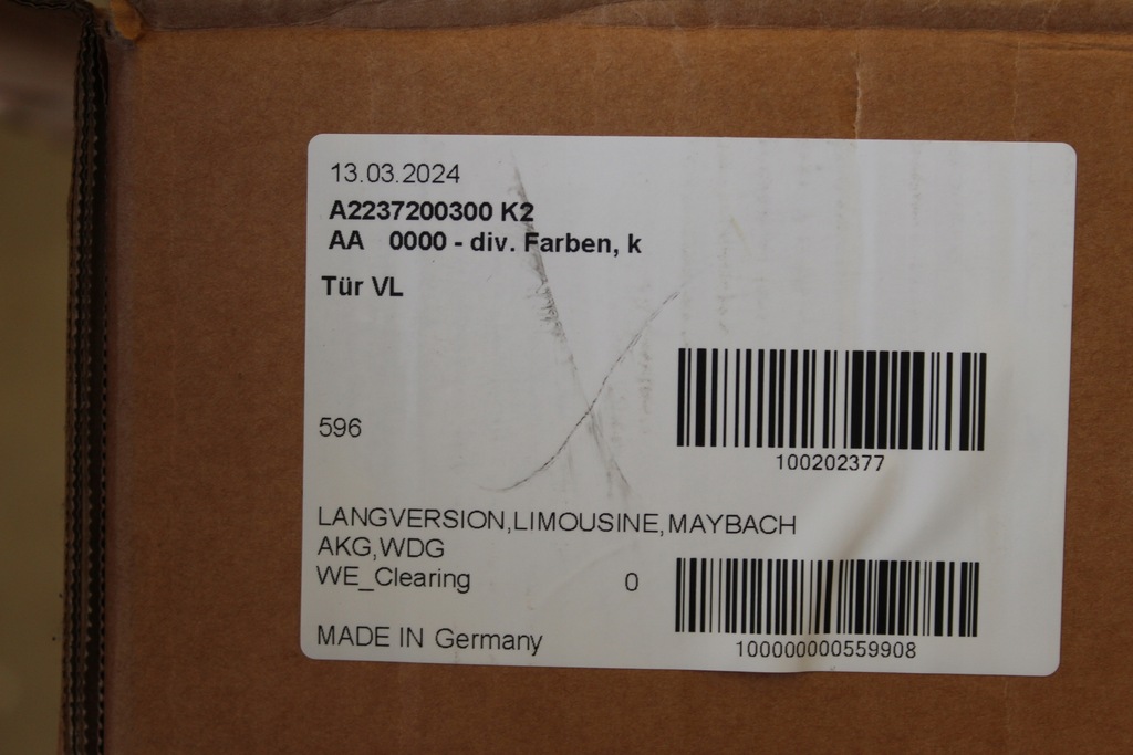 фото №8, Двері передні ліва перед mercedes s-klasa w223 223 a2237200300