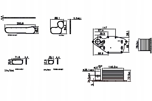 фото №16, Радіатор оливи nissens 91303