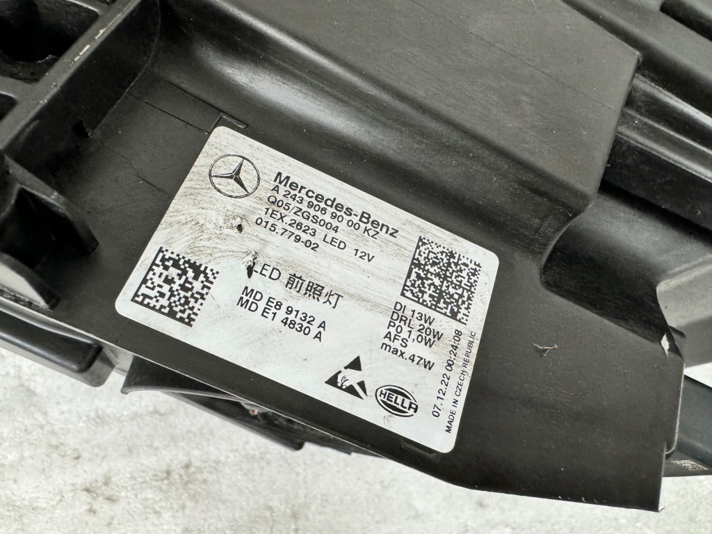 фото №5, Mercedes eqa eqb w243 правая лампа full led