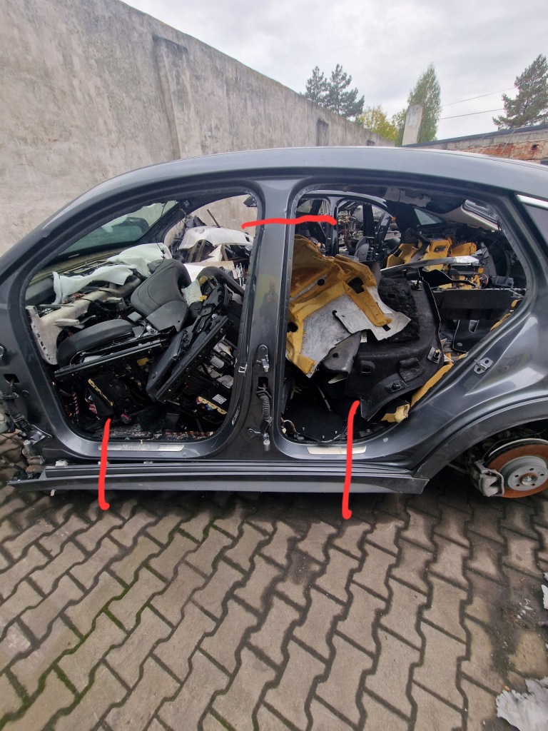 фото №1, Блок двигателя средний левый порог mercedes gle 167 coupe