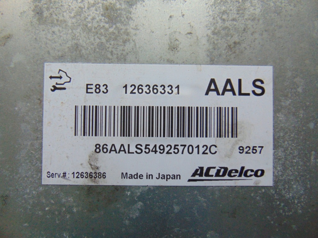 фото №1, Бортовий комп'ютер 12636331 aals