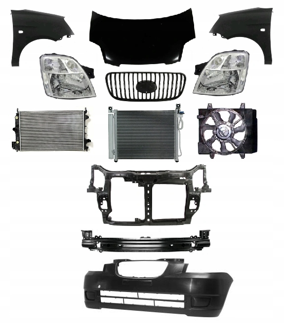 фото №1, Kia picanto sa 2004-2008 kompletny перед капот