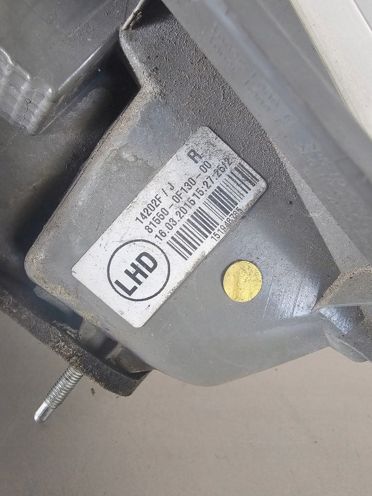 фото №11, Лампа правий задня задня права toyota verso europa eu 81550-0f130