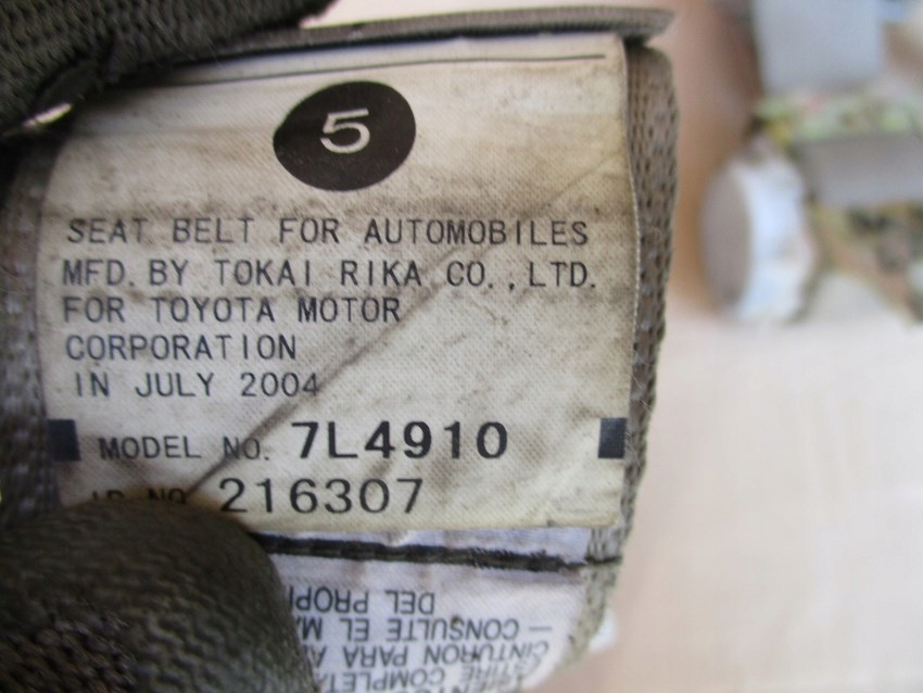 фото №4, Pas toyota rav4 rav 4 ii 00-05 pas ремни безопасности задняя i другое warto
