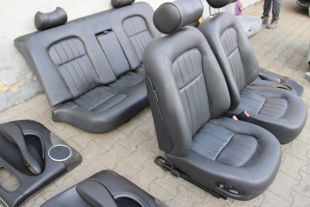 фото №7, Jaguar xj x308 сиденья заднее сиденье кожа чёрные + обшивки europa электрический podgr