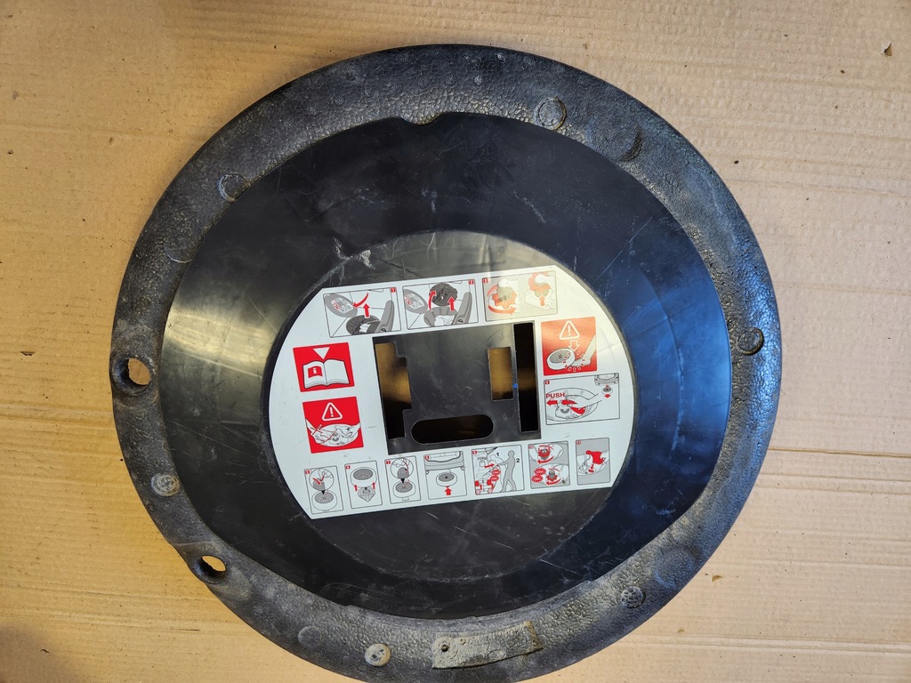 фото №1, Захист + піна колеса запасного renault clio iv oryg 849823240r