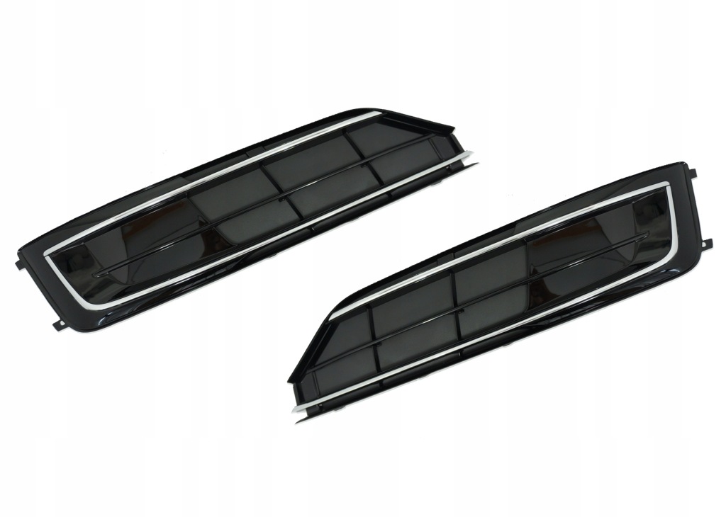 фото №1, Комплект решётка karatka заглушка бампера audi a8 d4 lift 13-17r левая правая