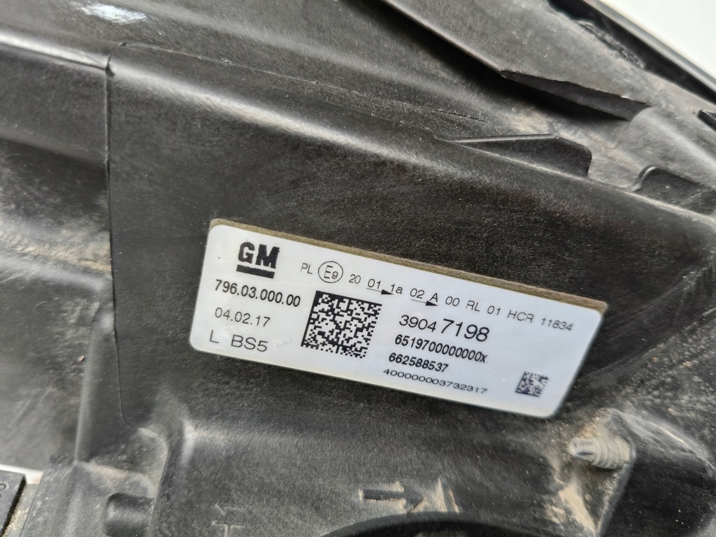 фото №11, Лампа левая фара opel astra v k 15- led