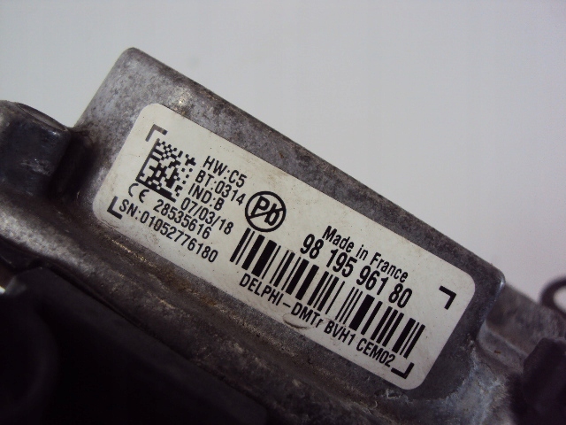 фото №4, Модуль блок управления запуск стоп citroen c3 ii ds3 08-16