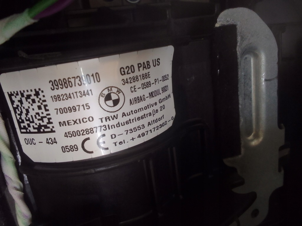 фото №14, Bmw 3 g20 vii 18- панель приладів приладова usa