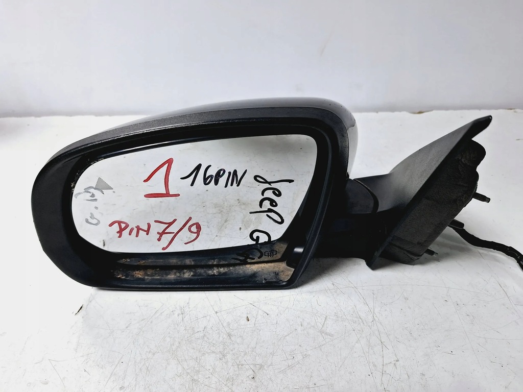 фото №1, Зеркало левая 16pin jeep cherokee kl 14- eu