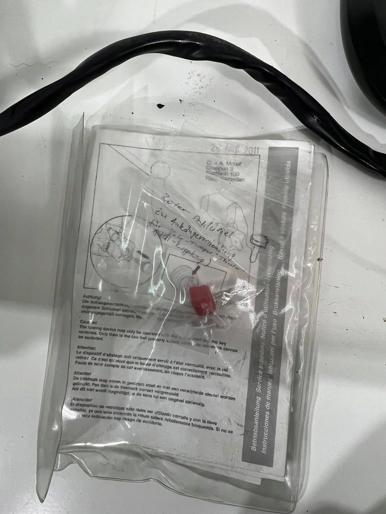 фото №9, Hak съемный audi a4 s4 b8 8k 2010 комплект