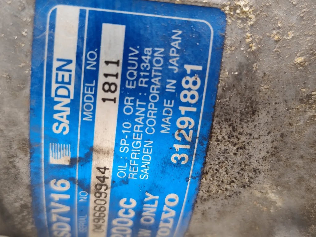 фото №7, Volvo c70 компресор / компресор кондиціонера a/c 2.0 d дизель 31291881 2009