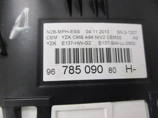 фото №6, Peugeot 2008 лічильник прилади 9678509080 anglia