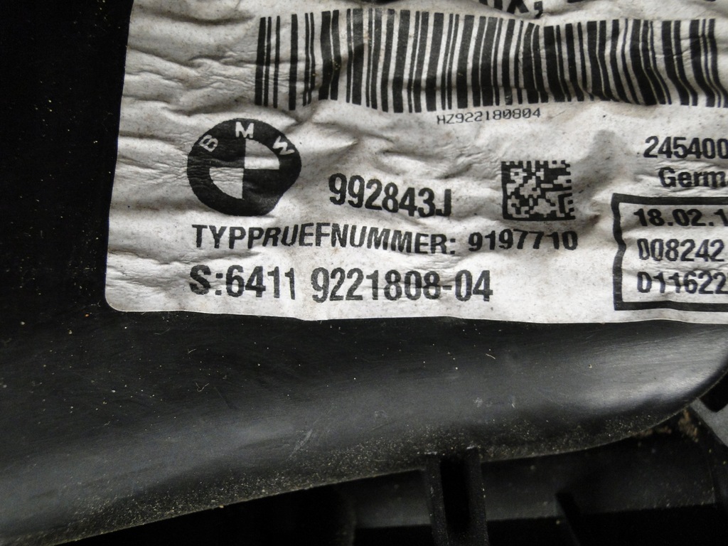 фото №7, Bmw x1 e84 отопитель