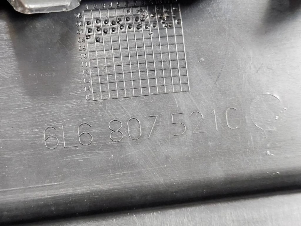 фото №6, Накладка молдинг дифузор бампера задня seat ibiza iii 6l lift 05-08