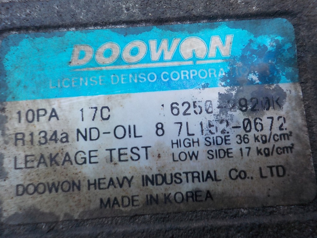 фото №8, Tucson sportage ii 2.0 crdi компресор кондиціонера