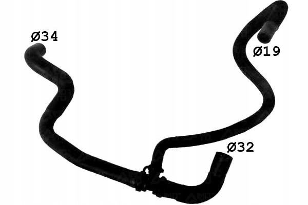 фото №2, Sasic шланг обігрівача renault laguna laguna ii