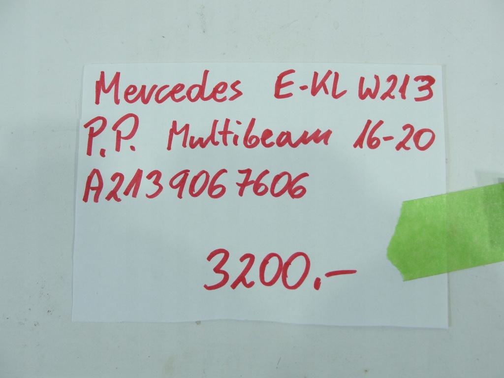 фото №7, Лампа перед права led mercedes e-kl w213 16-20