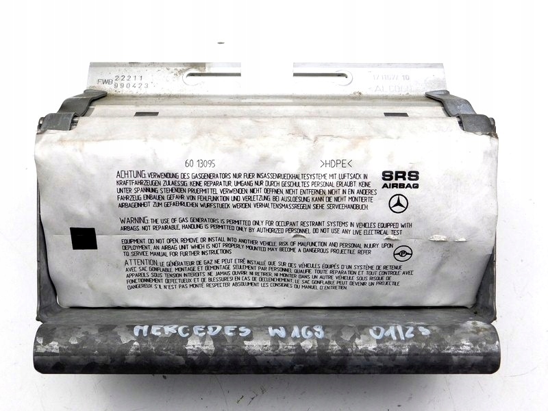 фото №1, 01/23 mercedes w168 a подушка безпеки подушка пасажира