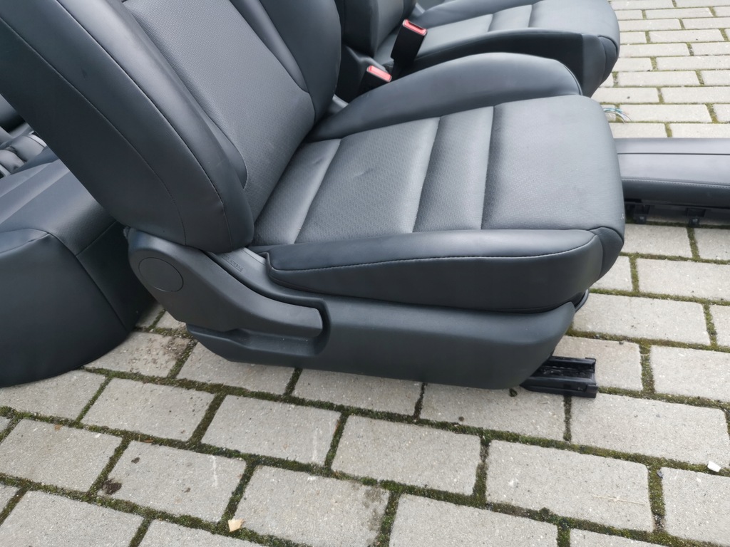 фото №6, Nissan rogue x-trail t33 сиденья заднее сиденье обшивки комплект кожа