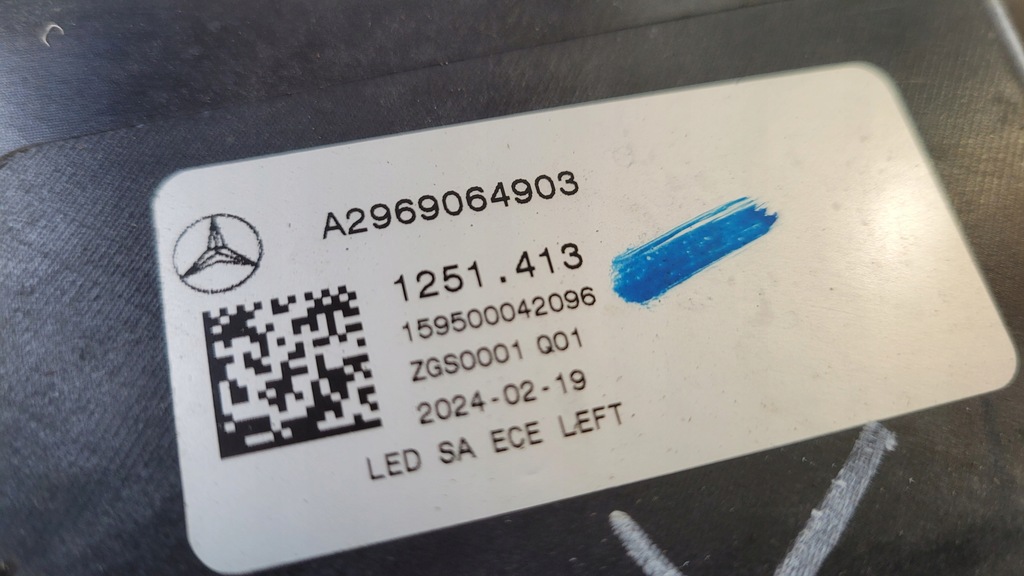 фото №10, Mercedes eqs x296 лампа full led левая a2969064903